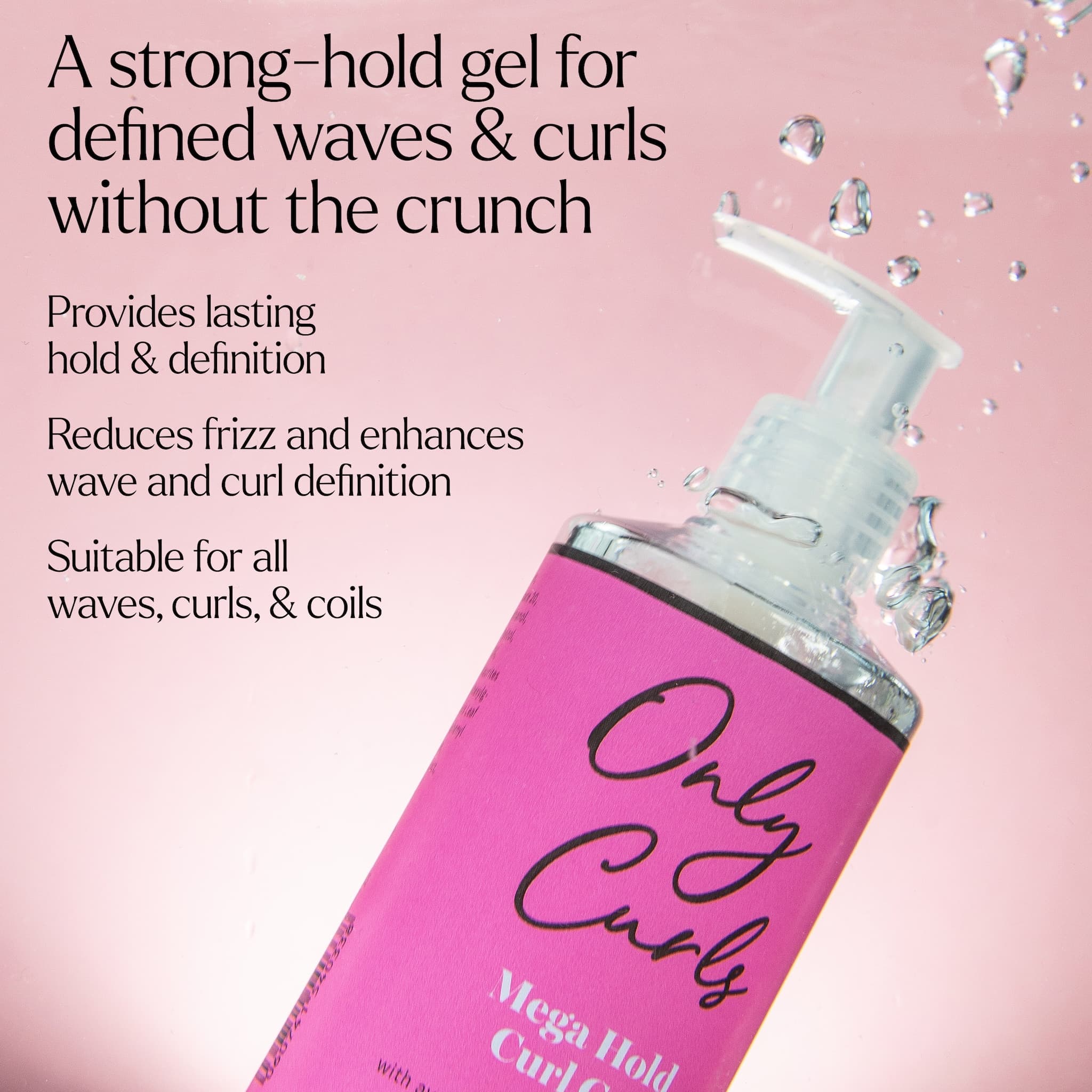 Only Curls Mega Hold Curl Gel - Only Curls