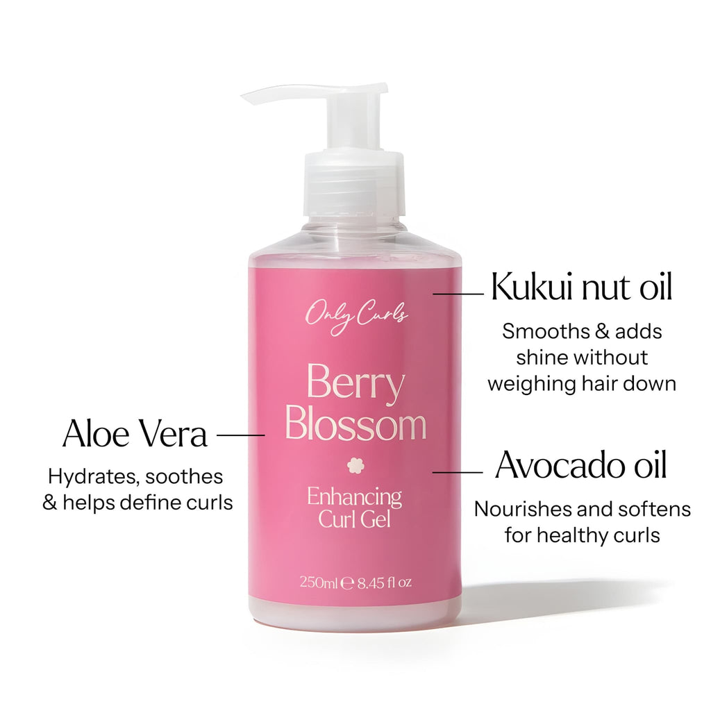 Only Curls Berry Blossom Enhancing Curl Gel - Only Curls