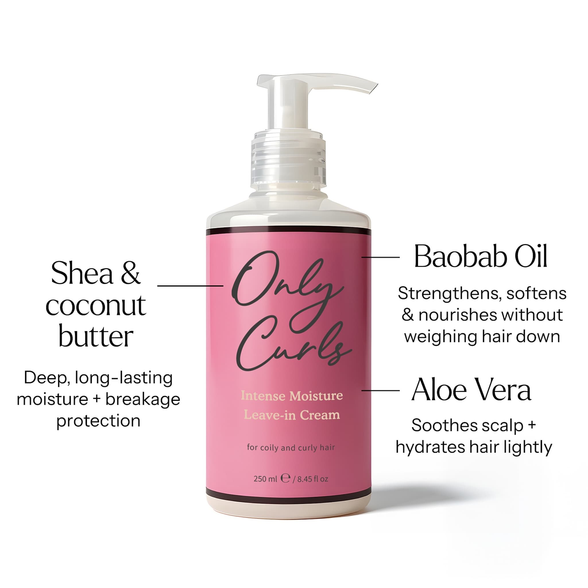 Only Curls Intense Moisture Leave-in Cream - Only Curls