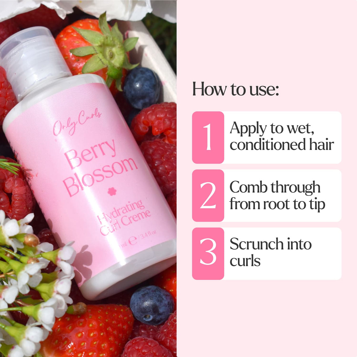 Only Curls Berry Blossom Hydrating Curl Creme