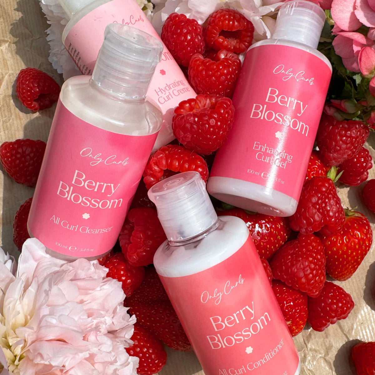 Only Curls Berry Blossom Mini Travel Bundle