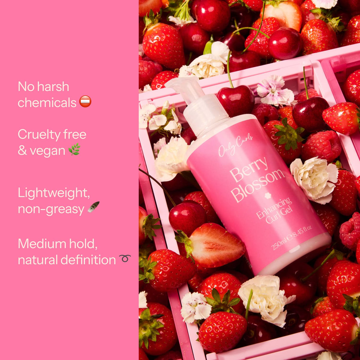 Only Curls Berry Blossom Enhancing Curl Gel