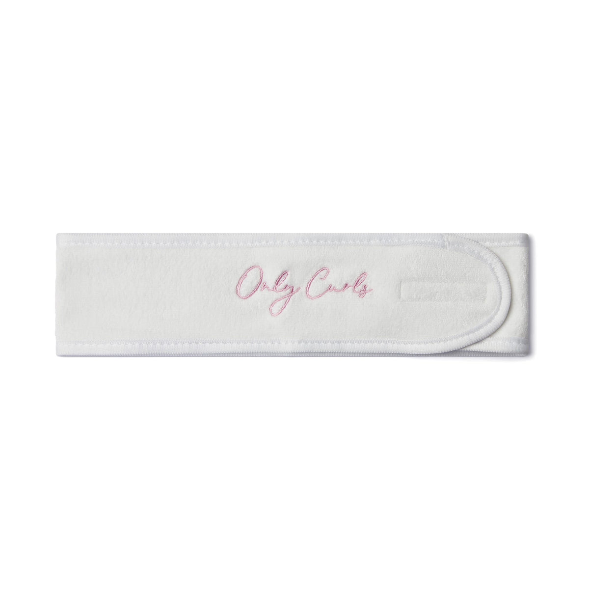 Only Curls Microfibre Headband - White - Only Curls