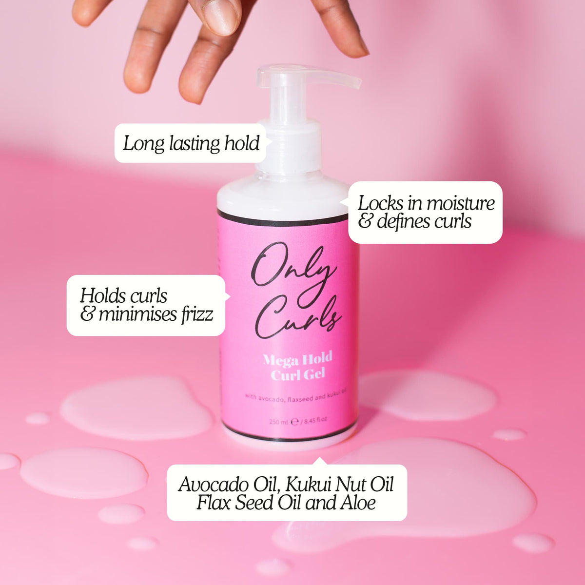 Only Curls Mega Hold Curl Gel - Only Curls