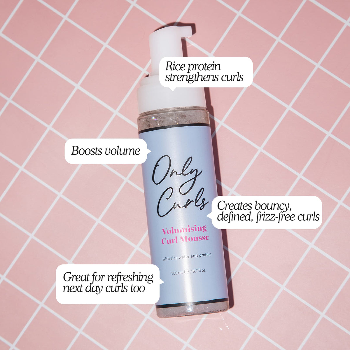 Only Curls Volumising Curl Mousse - Only Curls