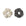 Only Curls Oversized Satin Scrunchies - Black Dalmatian and Ivory Twin Pack