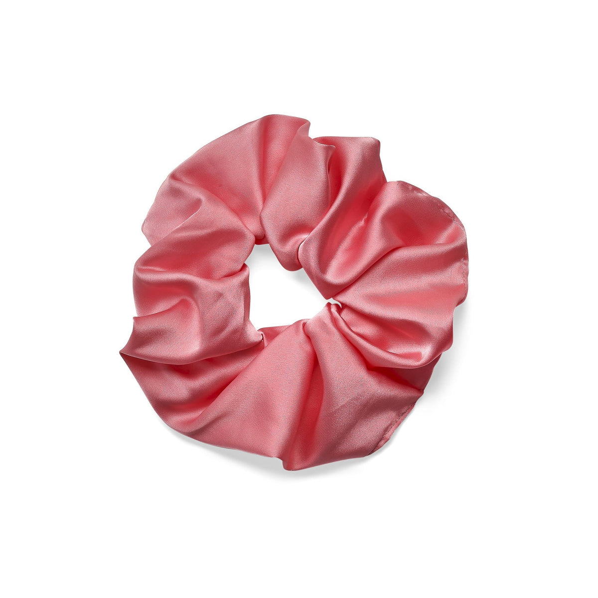 Only Curls Oversized Satin Scrunchies - Pink Hearts and Bright Pink Twin Pack - Only Curls