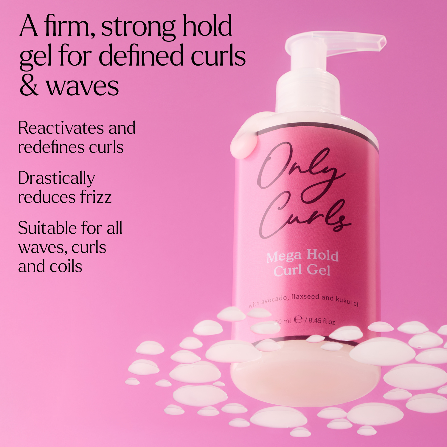 Only Curls Mega Hold Curl Gel - Only Curls