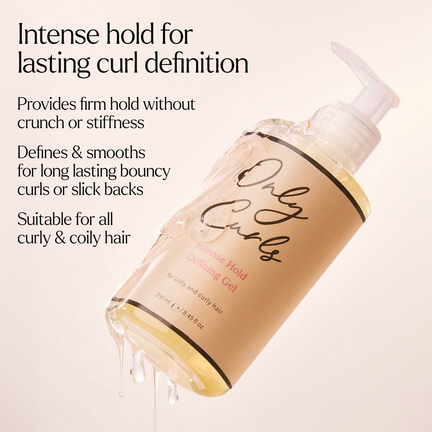 Only Curls Intense Hold Defining Gel - Only Curls