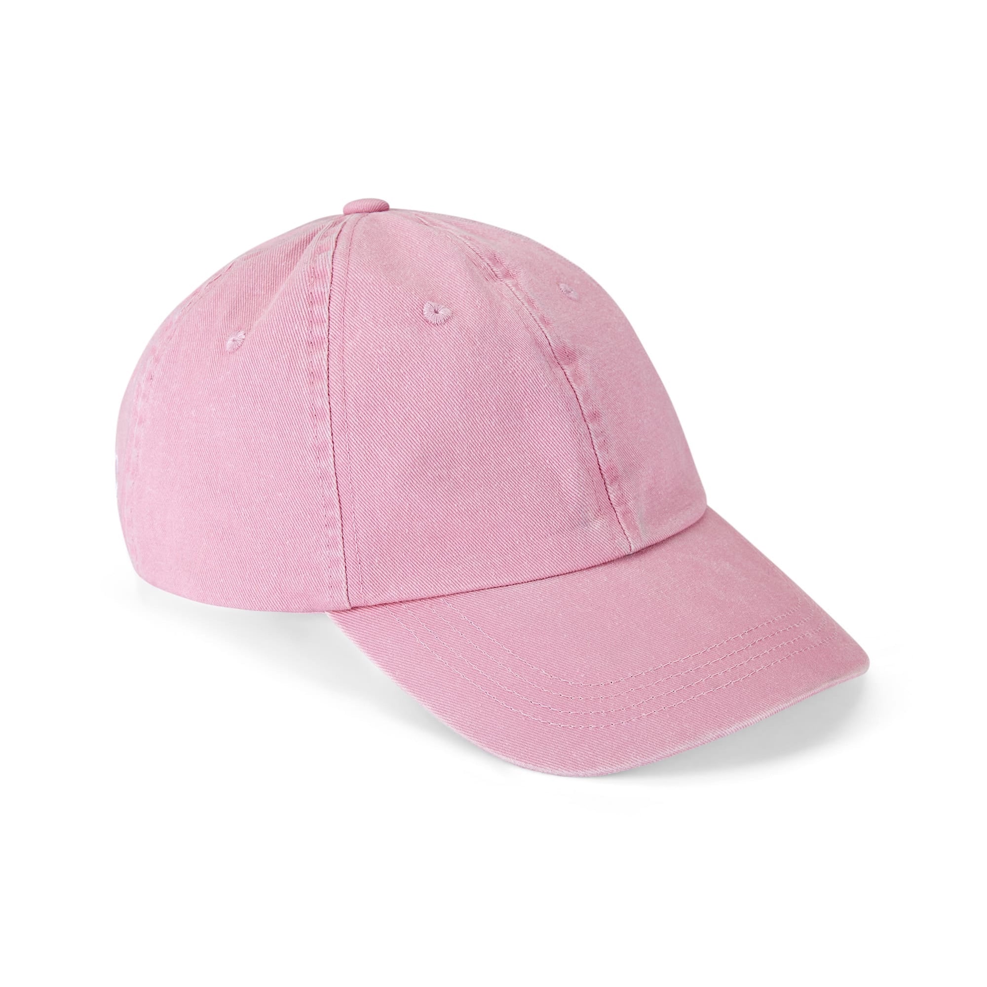 Only Curls Satin Lined Baseball Hat - Washed Pink - Only Curls