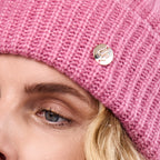 Only Curls Dusty Pink Super Soft Satin-Lined Beanie & Glove Set - Only Curls