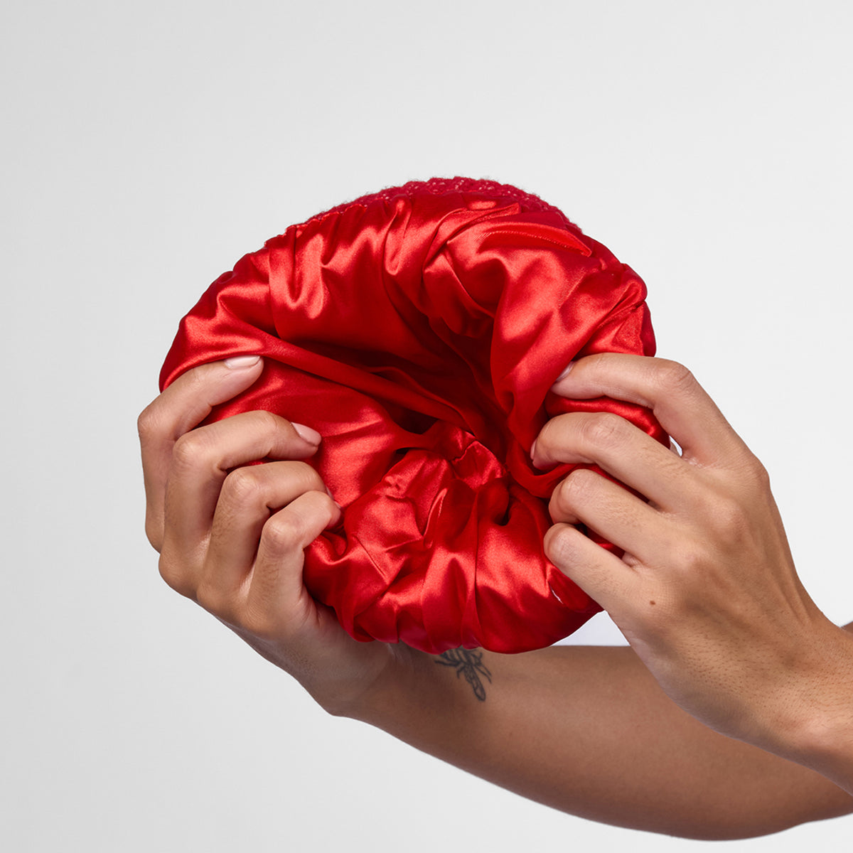 Only Curls Warm Red Super Soft Satin-Lined Beanie & Glove Set - Only Curls