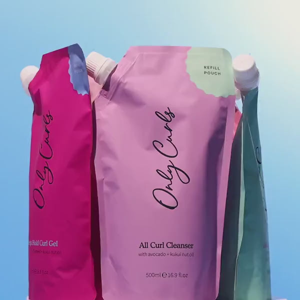 Only Curls All Curl Cleanser 500ml - Refill Pouch