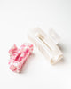 Only Curls Rectangle Claw Clips - Pink