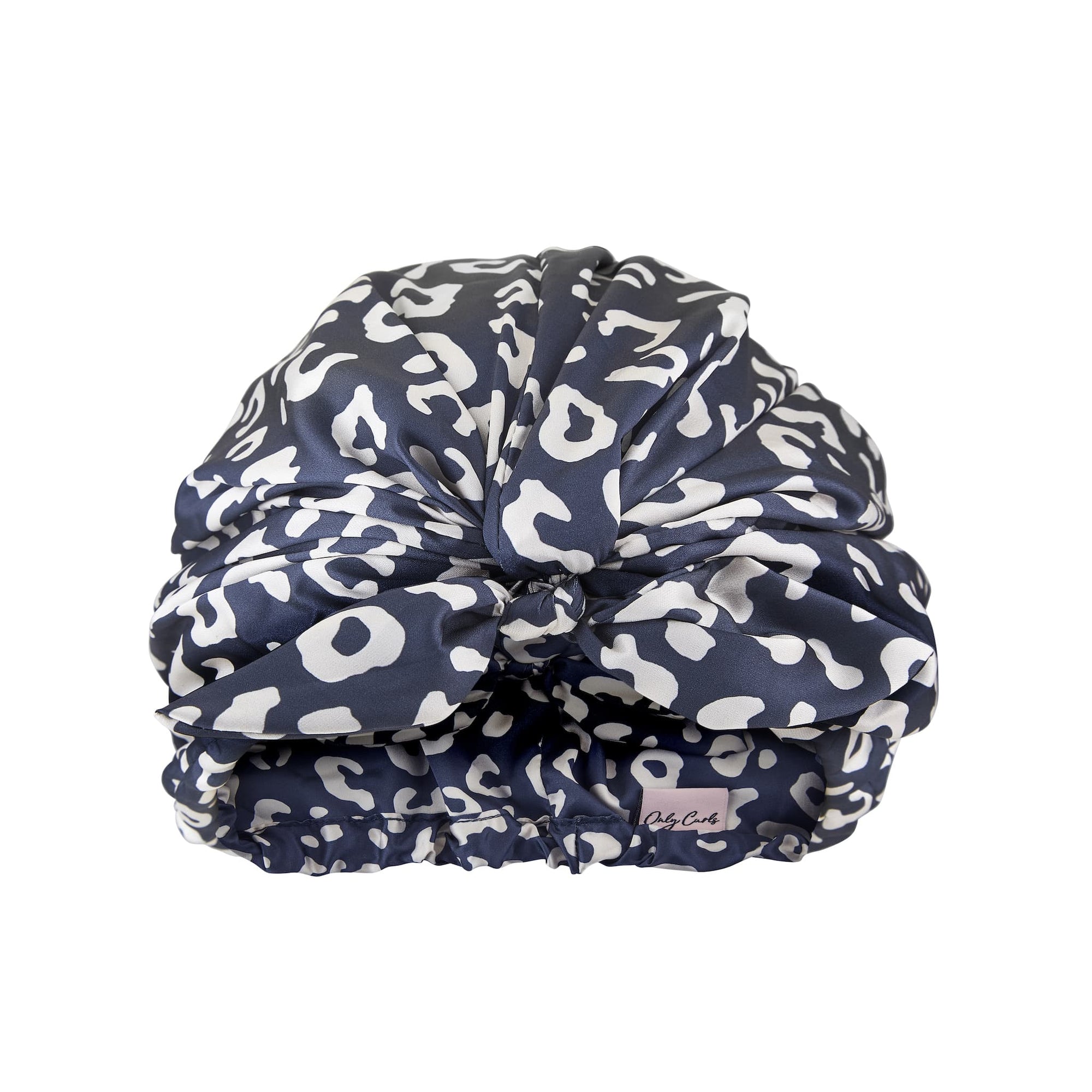 Only Curls Satin Sleep Turban - Leopard - Only Curls