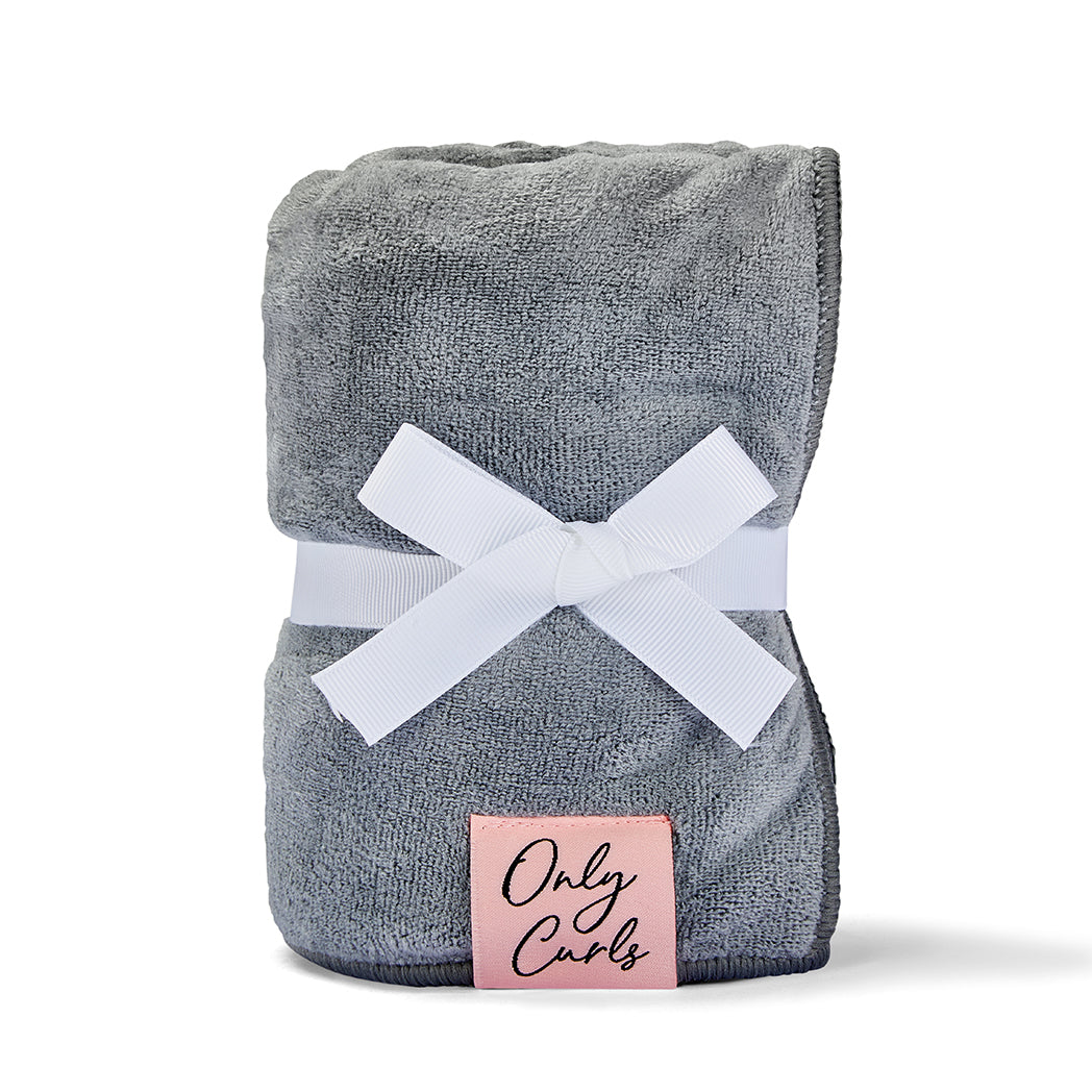 Only Curls Microfibre Hair Towel - Grey - Only Curls