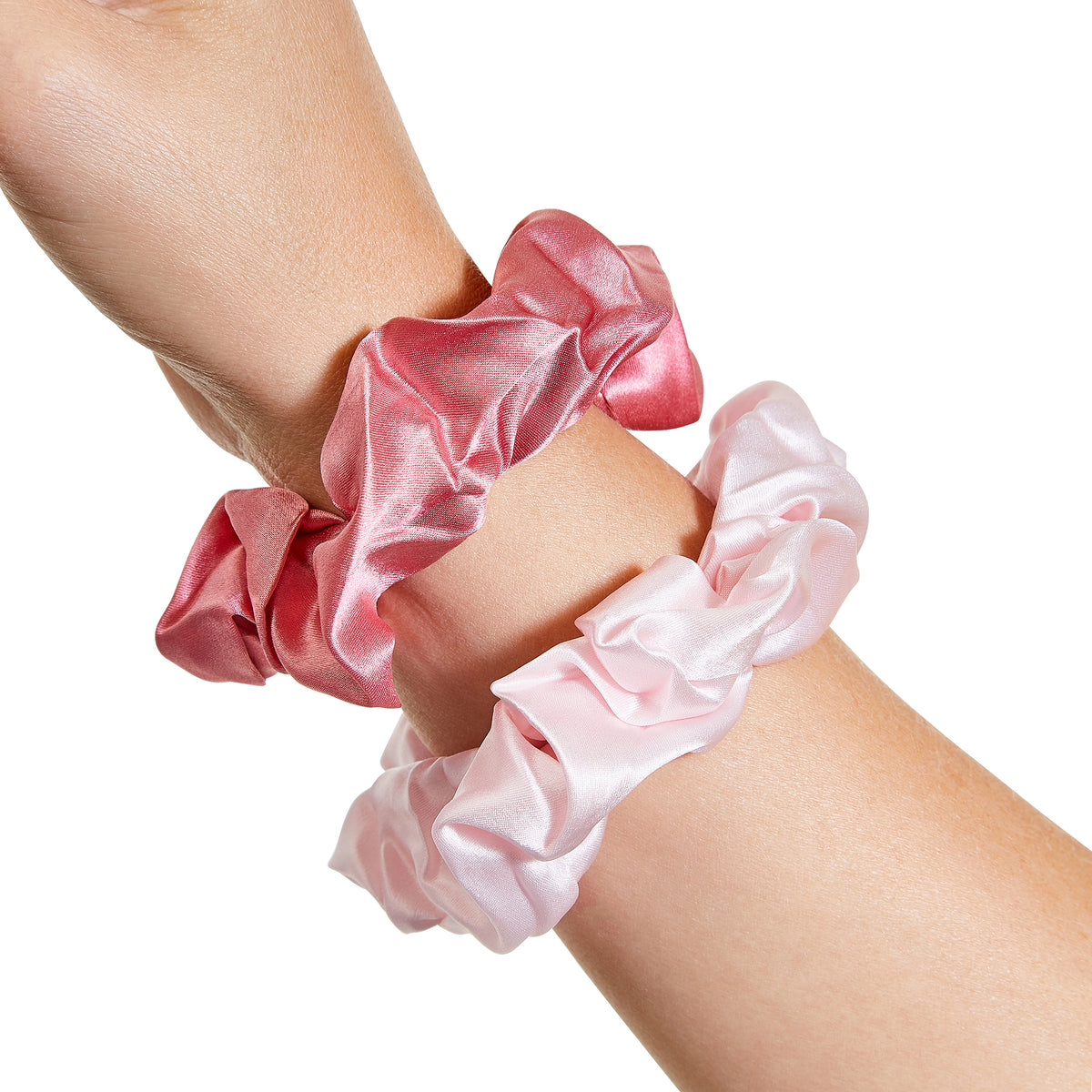 Only Curls Silk Scrunchies Multi Pack - Rose - Only Curls