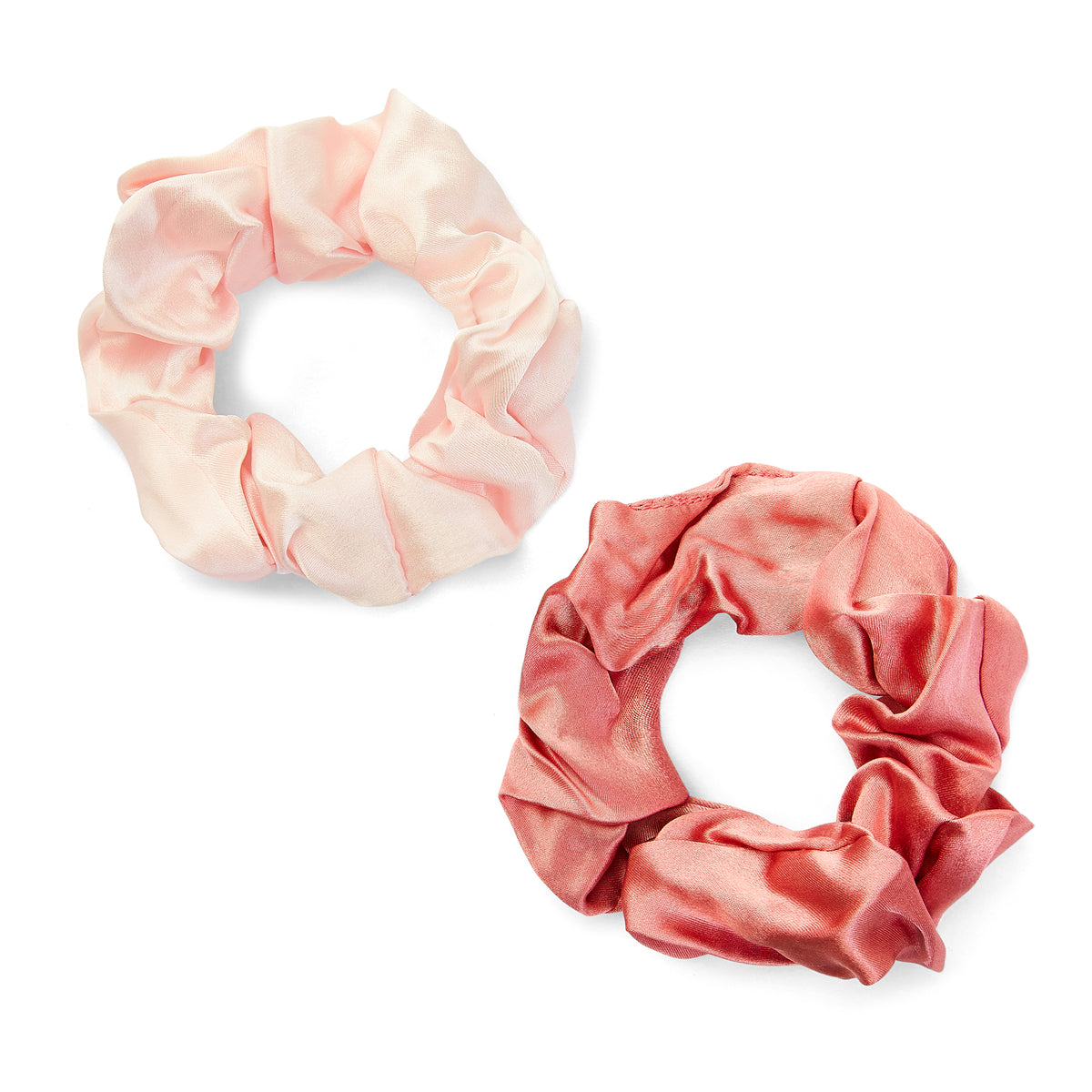 Only Curls Silk Scrunchies Multi Pack - Rose - Only Curls