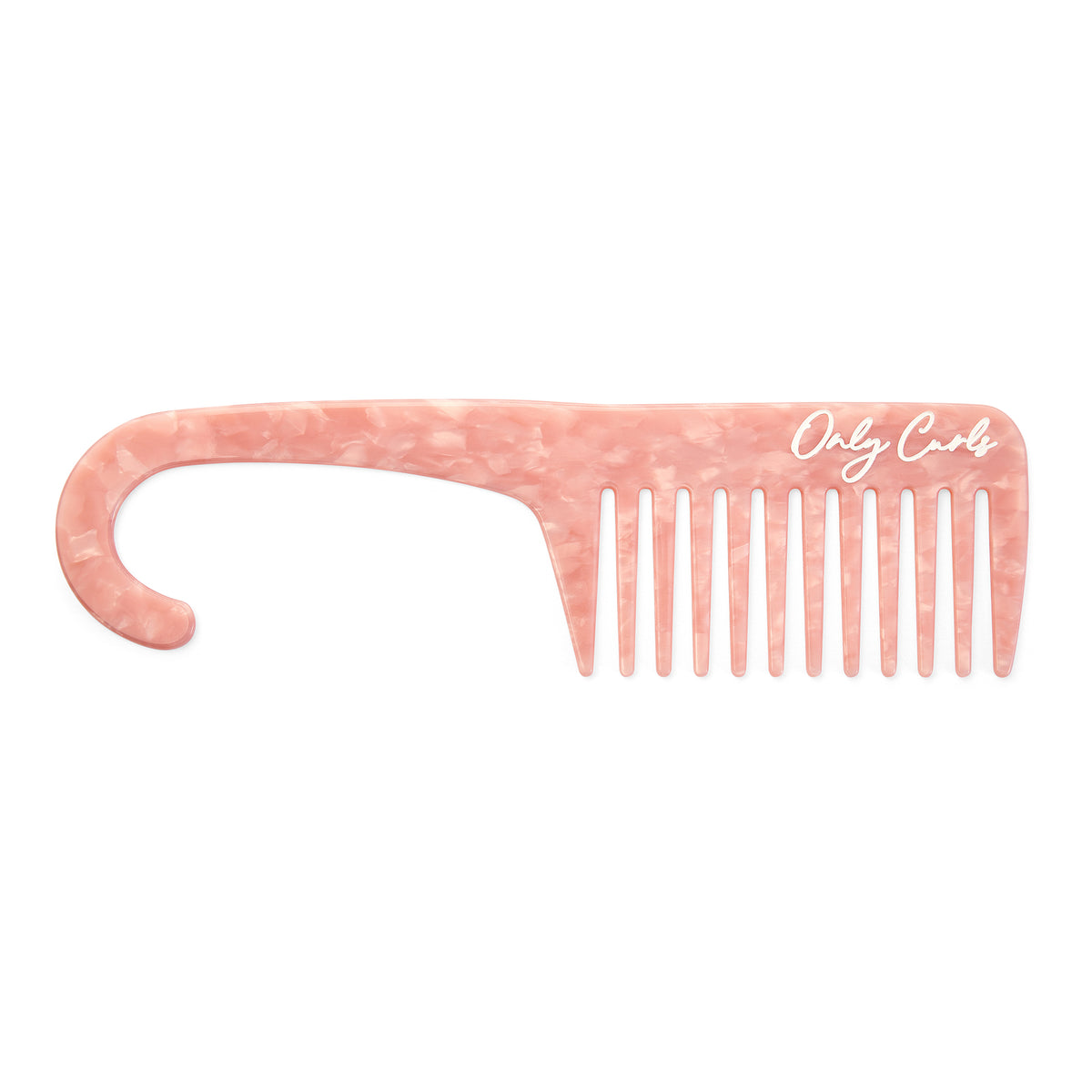 Only Curls Pink Shimmer Shower Comb - Only Curls